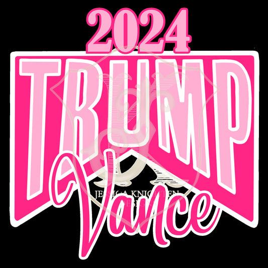 Trump Vance Digital File - 2024 - President - Donald Trump - Political - Conservative - Transparent - PNG - Republican - Preppy - MAGA